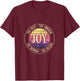 Joy Legend Vintage Gift Funny Name Gifts T-Shirt - T-Shirt | Maroon