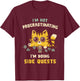 I’m Not Procrastinating I’m Doing Side Quests Cat Women T-Shirt - T-Shirt | Maroon