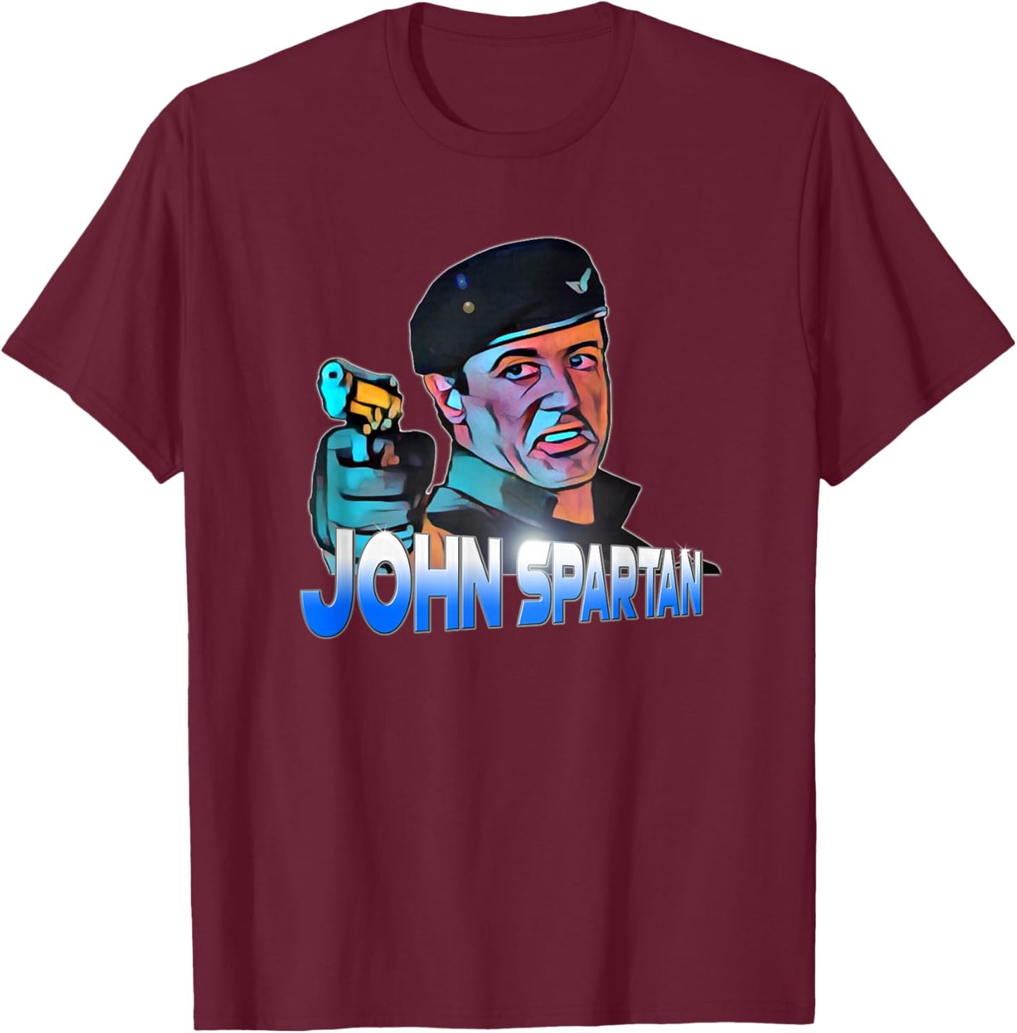 Action Demolition T-Shirt - T-Shirt | Maroon