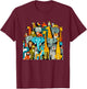 Jungle Jamboree Wildlife Birthday Safari Birthday 090CWU T-Shirt - T-Shirt | Maroon