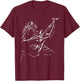 Heavy Metal Guitar Rocker Rock Star Music Rock and Roll T-Shirt - T-Shirt | Maroon