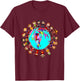 Kids around the world Happy Children Cultural diversity T-Shirt - T-Shirt | Maroon