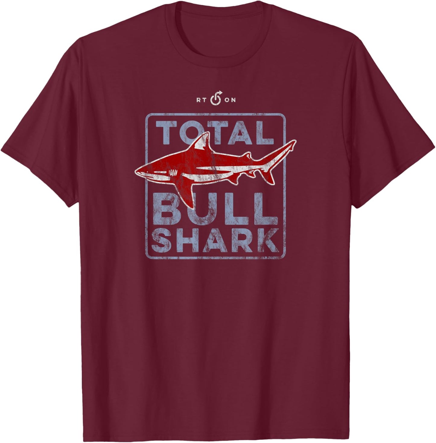 Total Bull Shark T-Shirt - T-Shirt | Maroon