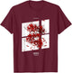 Higanbana or Red Spider Lily in Japanese soft Grunge Anime T-Shirt - T-Shirt | Maroon