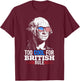 Too Cool For British Rule 4th Of July American Patriot T-Shirt - T-Shirt | Maroon