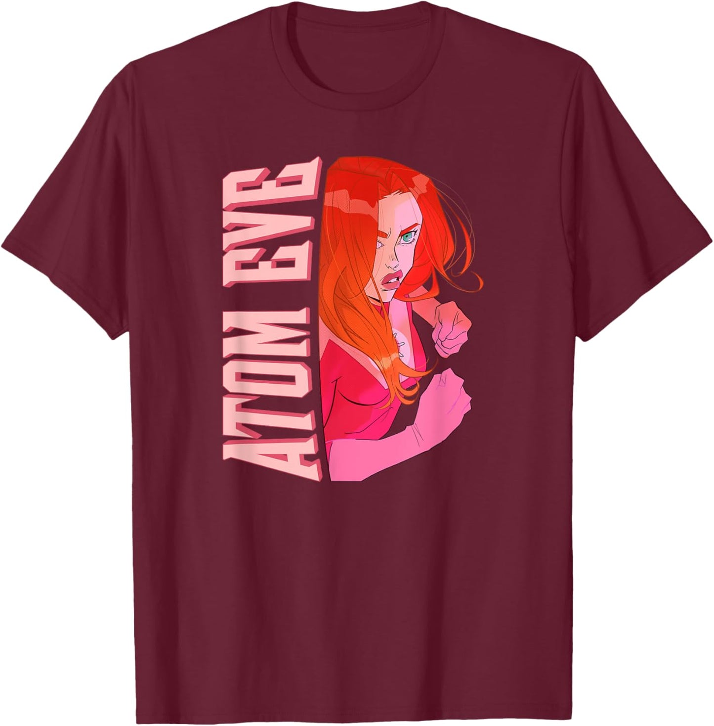 Invincible Presents Atom EVE III T-Shirt - T-Shirt | Maroon