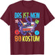 Das ist Mein 80er Kostüm 80er Jahre Outfit Damen Herren 1980 T-Shirt - T-Shirt | Maroon