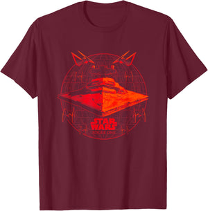 Star Wars Rogue One Iconic Imperial Star Destroyers Poster T-Shirt - T-Shirt | Maroon