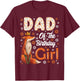 Dad Fox Animal Lovers Birthday Girl Fox B-day Family T-Shirt - T-Shirt | Maroon