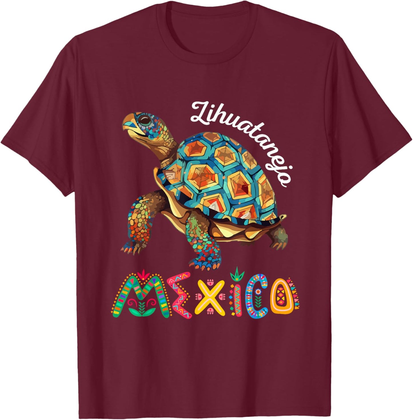 Zihuatanejo Souvenir / Zihuatanejo T-Shirt - T-Shirt | Maroon