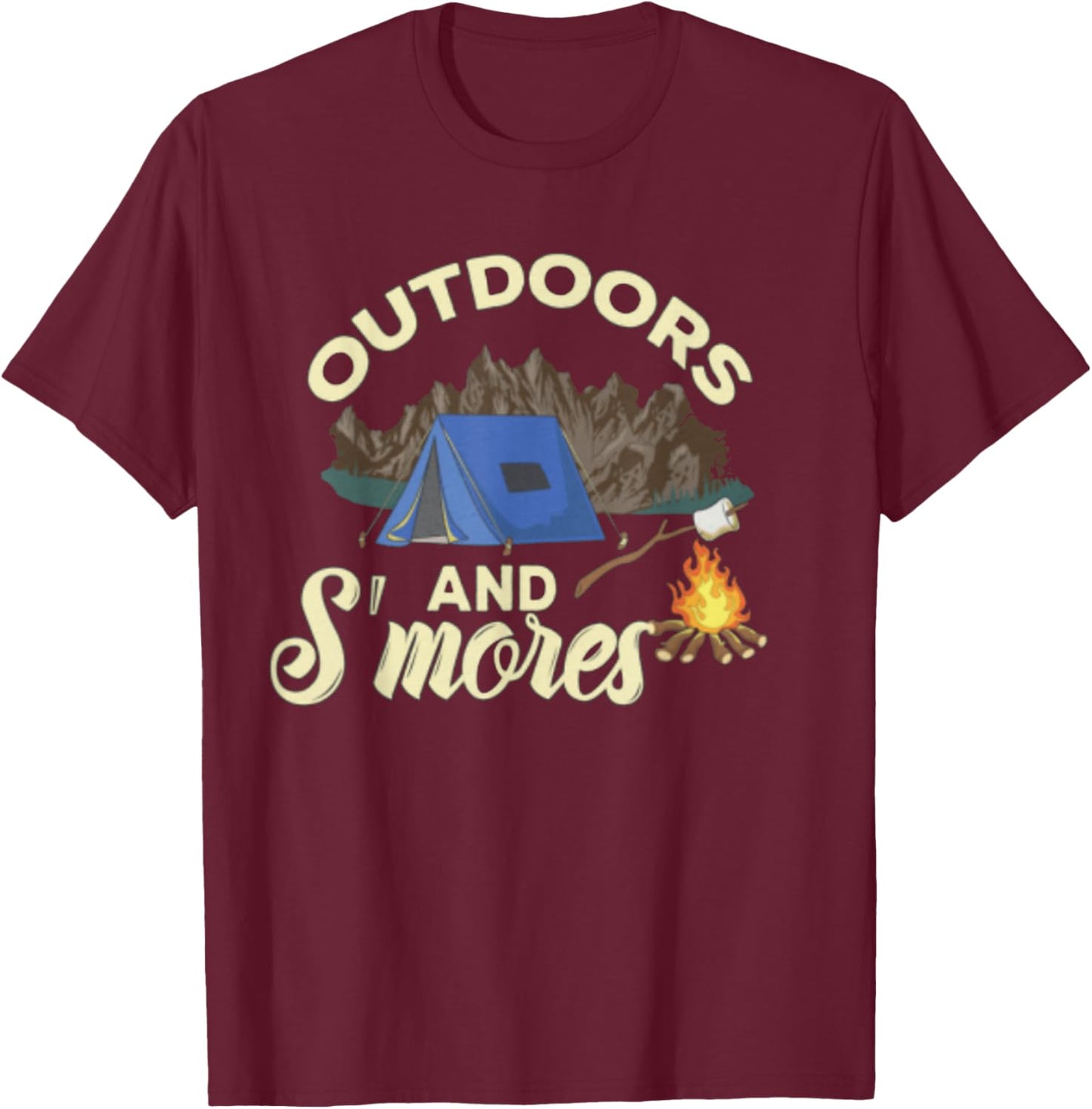 Caming Shirt T-Shirt - T-Shirt | Maroon