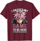 Video Gamer I Paused My Game Funny Teen Boys Anime Manga T-Shirt - T-Shirt | Maroon