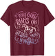 This Girl Runs On Jesus And Horses Horse Riding Equestrian T-Shirt - T-Shirt | Maroon