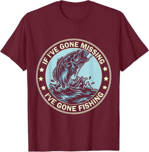 If I'm Missing I've Gone Fishing Funny Fishing shirt apparel