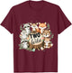 Two Wild Birthday Cute Woodland Animal Jungle 2nd Birthday T-Shirt - T-Shirt | Maroon