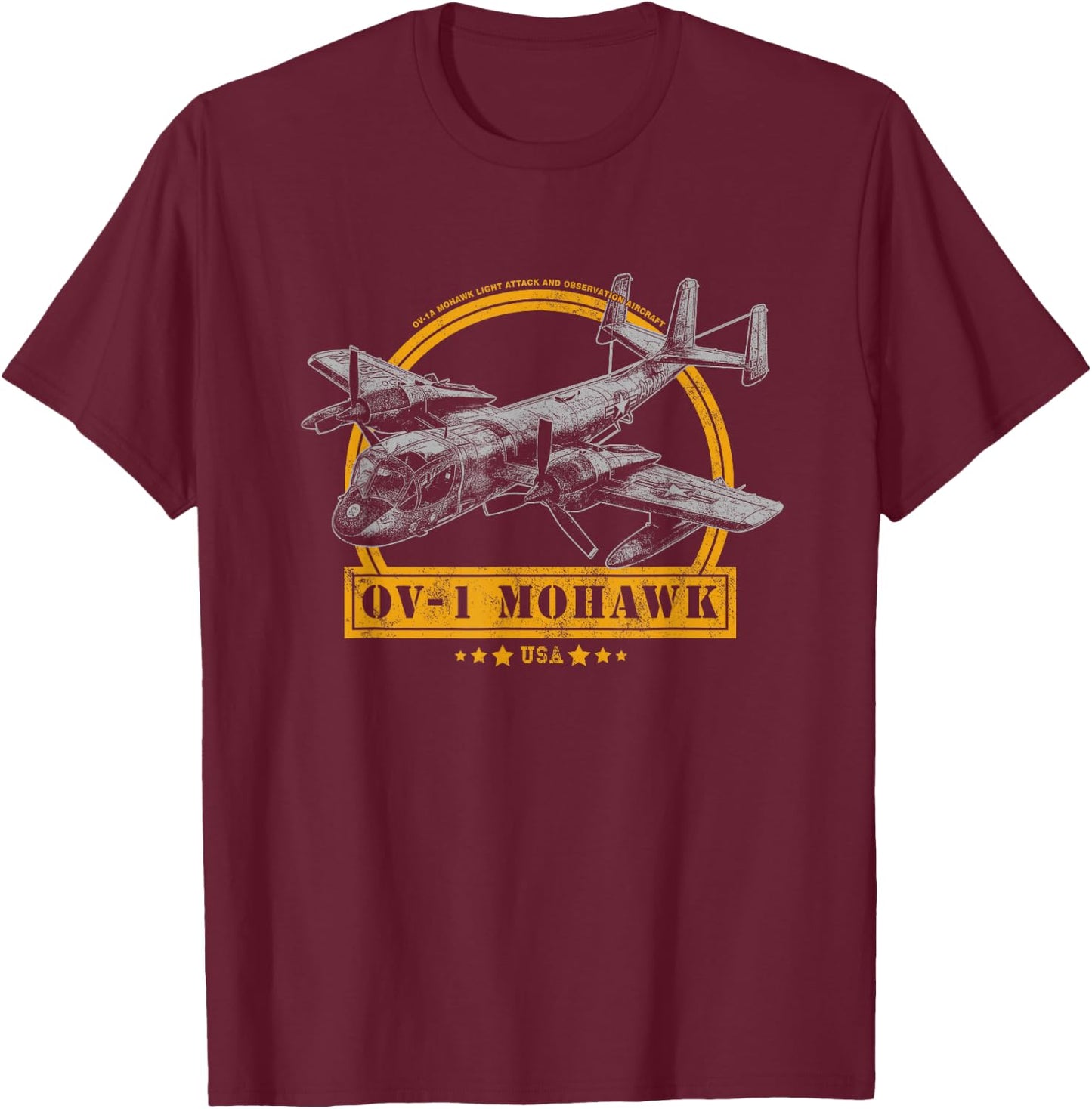 OV-1 Mohawk T-Shirt - T-Shirt | Maroon