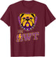 Omega Psi Phi Fraternity Paraphernalia, Be OWT Bulldog T-Shirt - T-Shirt | Maroon