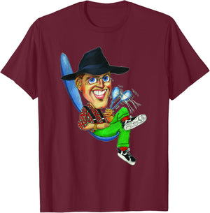 Spoon Man - The perfect Gift all musical spoon players T-Shirt - T-Shirt | Maroon