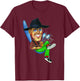 Spoon Man - The perfect Gift all musical spoon players T-Shirt - T-Shirt | Maroon