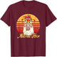 Vintage Mama Hen Chicken Gift Mom Farm T-Shirt - T-Shirt | Maroon
