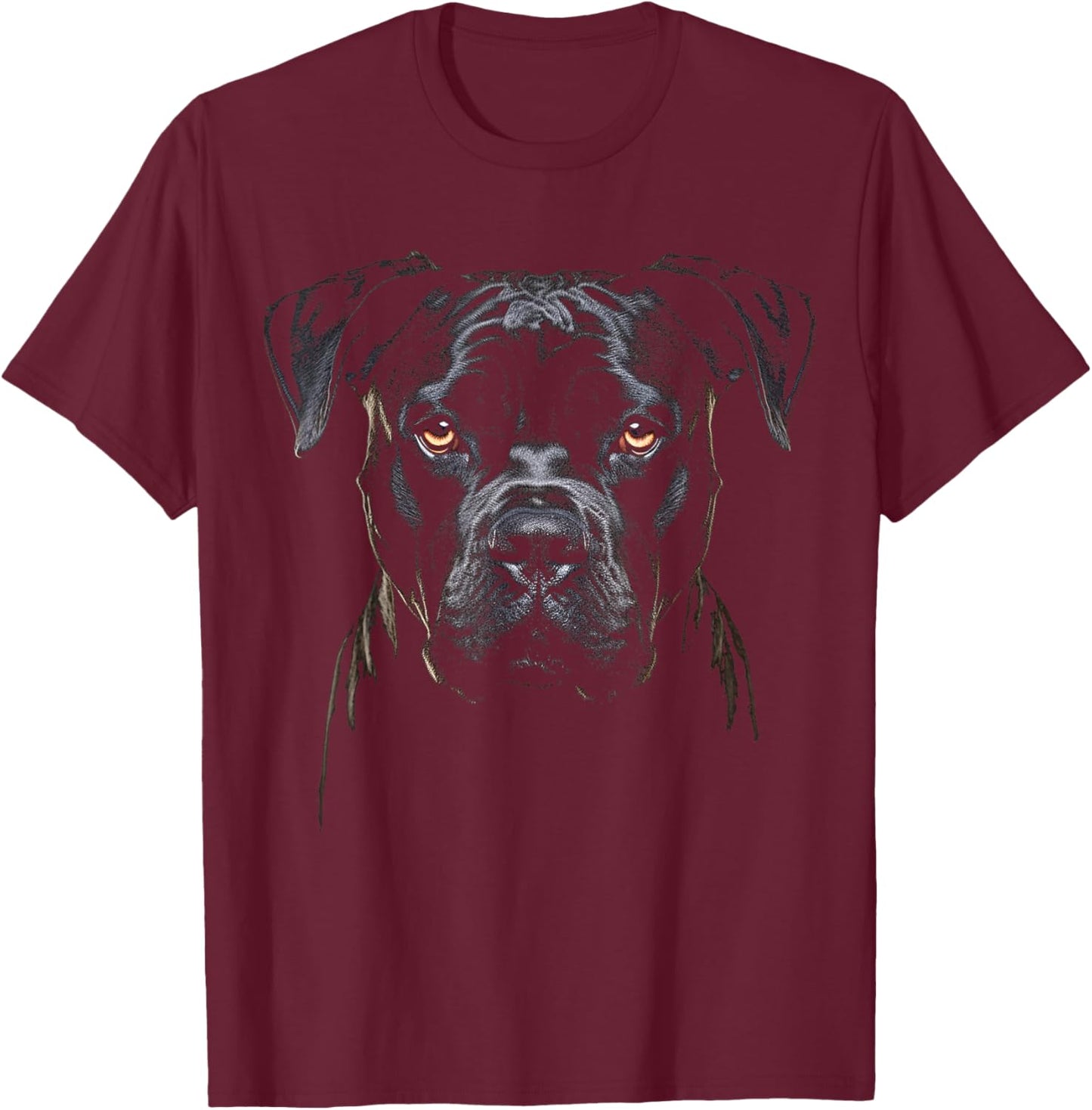 Cane Corso Graphic Pet Artwork Dog Cane Corso T-Shirt - T-Shirt | Maroon