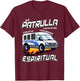 La patrulla espiritual Funny Tazo Dorado Mexican Spanish T-Shirt - T-Shirt | Maroon
