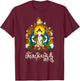 Tibetan Buddha Om Mani Padme Hum Amitabha T-Shirt - T-Shirt | Maroon