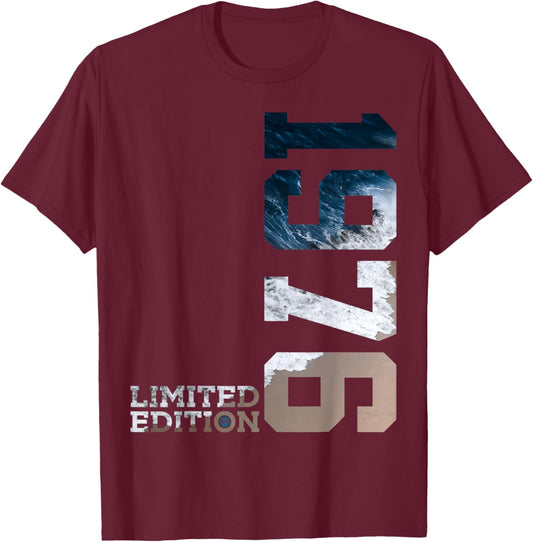 50. Geburtstag Limited Edition 1976 T-Shirt - T-Shirt | Maroon