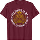 The Divine In Me Positive Message Spiritual Yoga Meditation T-Shirt - T-Shirt | Maroon
