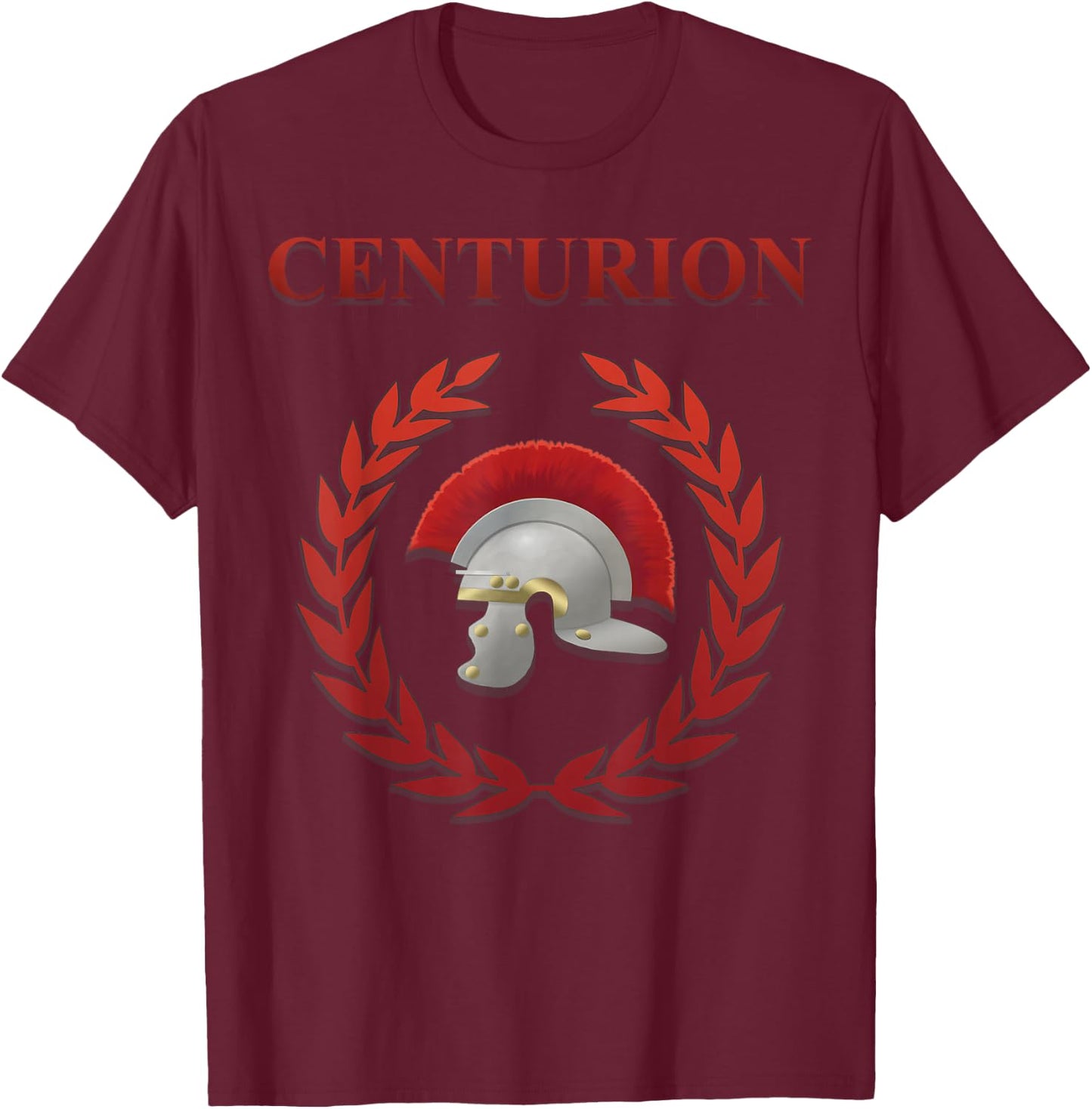 Centurio Roman Empire Helmet T-Shirt - T-Shirt | Maroon