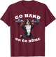 Pumping Weight Lifting Funny Bernese Mountain Dog T-Shirt - T-Shirt | Maroon