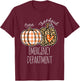 Emergency Department Happy Thanksgiving ED Nurse ER Nurse T-Shirt - T-Shirt | Maroon
