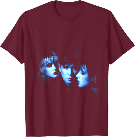 Human League Philip Oakey Trio Shot By Simon Fowler T-Shirt - T-Shirt | Maroon