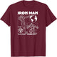 Iron Man - Chematic T-Shirt - T-Shirt | Maroon
