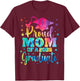 Proud Mom of A Class of 2026 Graduate Senior Graduation T-Shirt - T-Shirt | Maroon