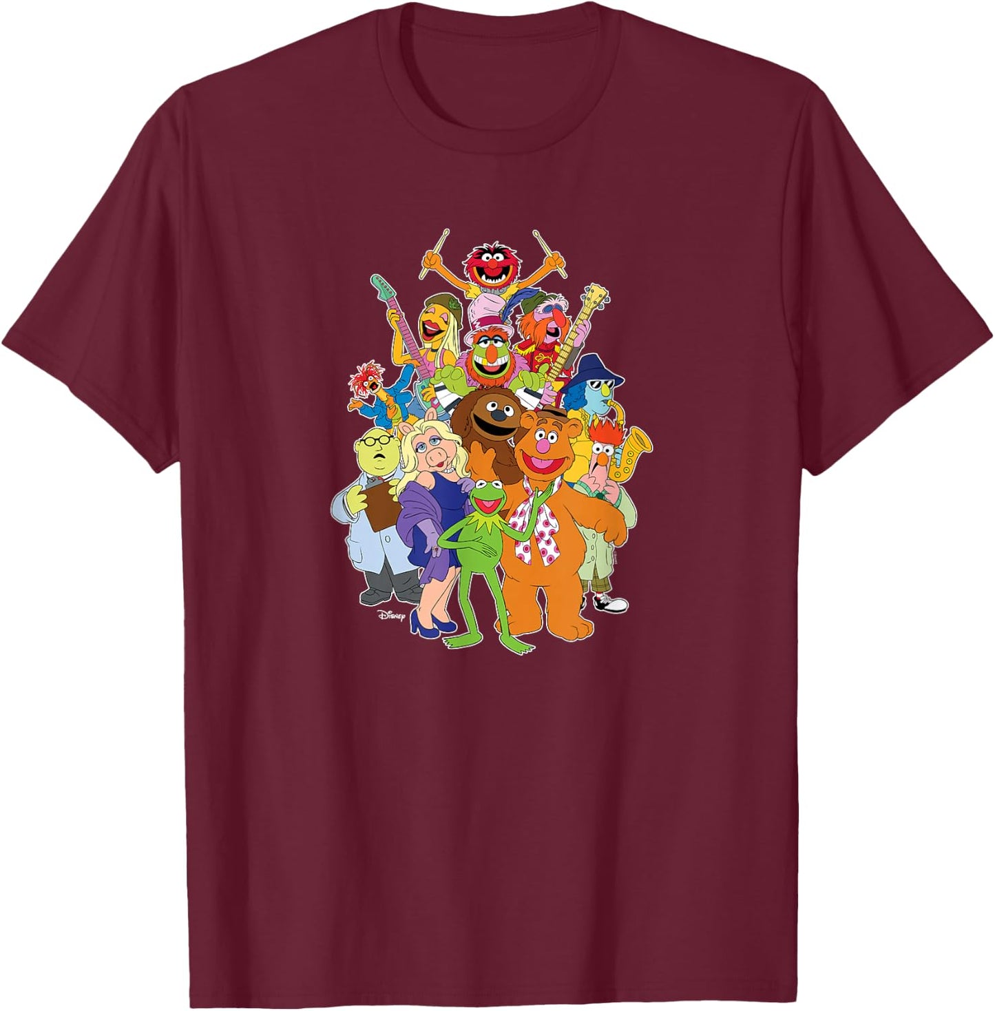 Disney - The Muppets Group T-Shirt - T-Shirt | Maroon