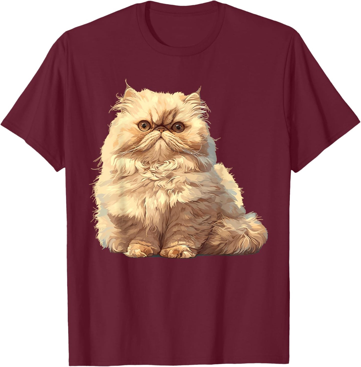 Persian Cats Persian Cat T-Shirt - T-Shirt | Maroon