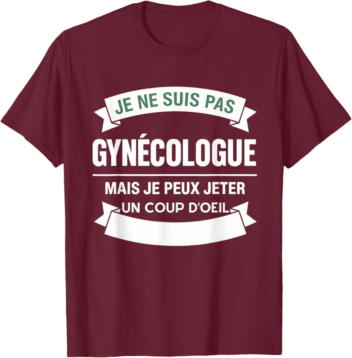 Funny Christmas Gift Man Humour BEAUF DRAGUEUR COLLEGUE T-Shirt - T-Shirt | Maroon