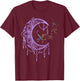 Hippie Nature Forest Insect Moon Gift Wildlife Dragonfly T-Shirt - T-Shirt | Maroon