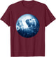Rough Chow Chow Dog Moon Dog Mom Dad Women Men Dog Lovers T-Shirt - T-Shirt | Maroon
