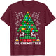Oh Chemistree Christmas Tree Chemistry Science Funny T-Shirt - T-Shirt | Maroon