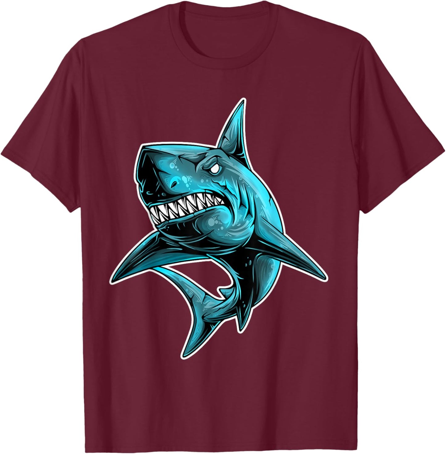San Jose 408 Shirt, Shark City, Hella San Jose, Shark Tank SJ T-Shirt - T-Shirt | Maroon