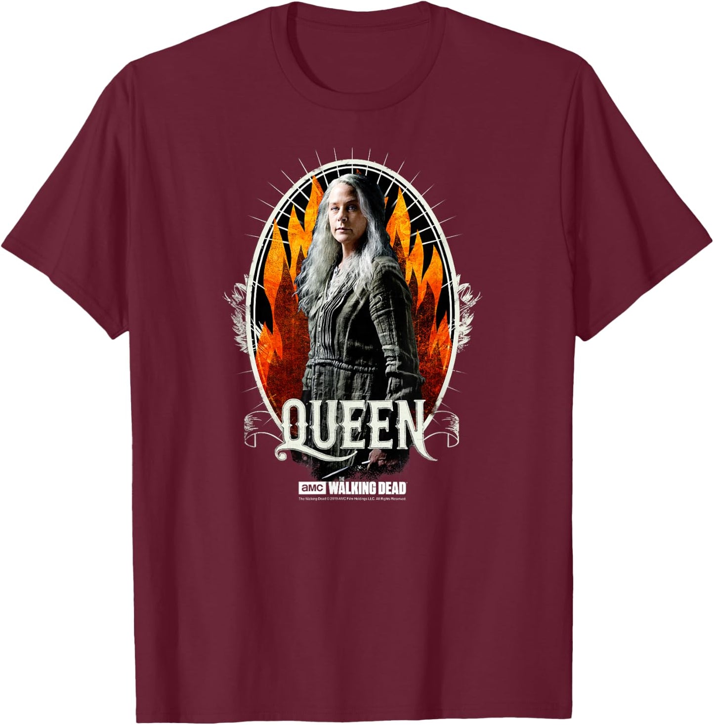 TWD Queen Carol T-Shirt - T-Shirt | Maroon