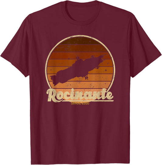 Vintage Retro The Rocinante Orange The Expanse T-Shirt - T-Shirt | Maroon