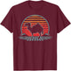 Camel Lover Animal Retro Vintage 80s Style T-Shirt - T-Shirt | Maroon