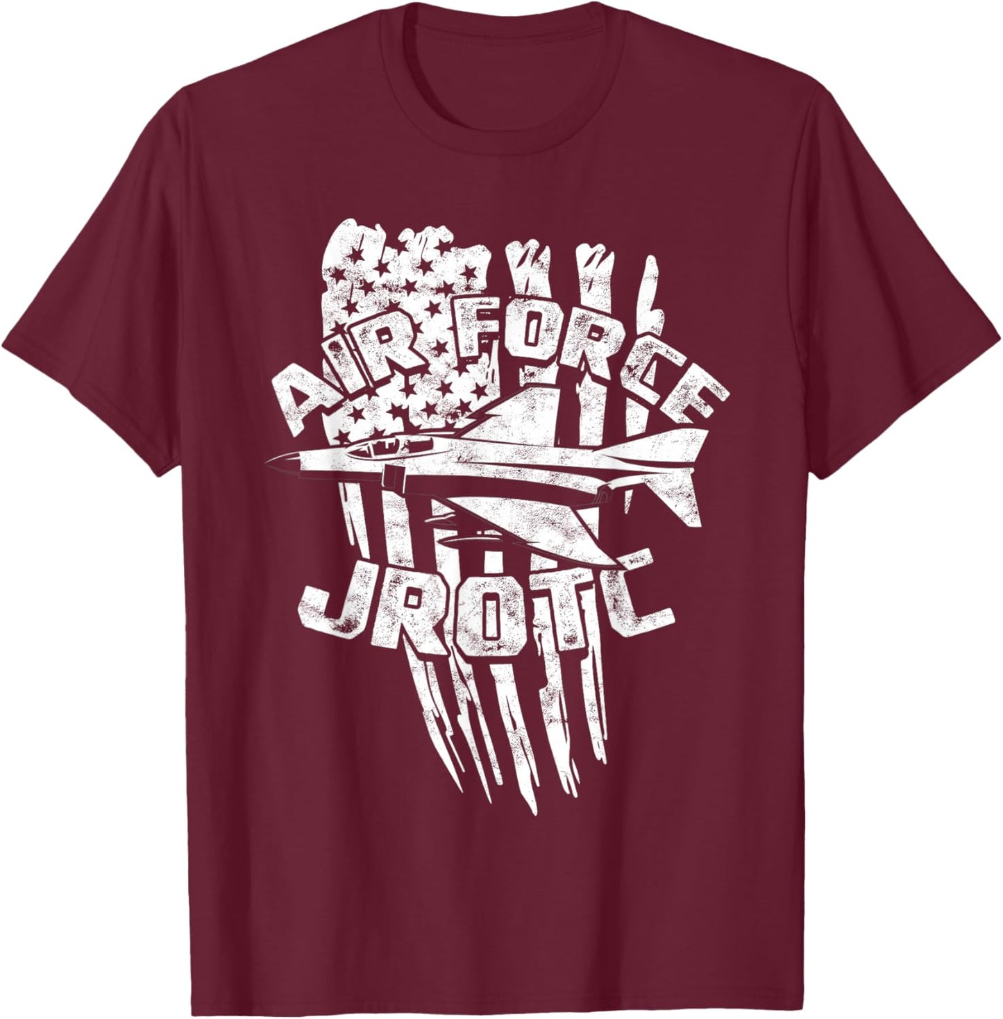 Air Force Jrotc Army Military Cadet Junior Rotc T-Shirt - T-Shirt | Maroon