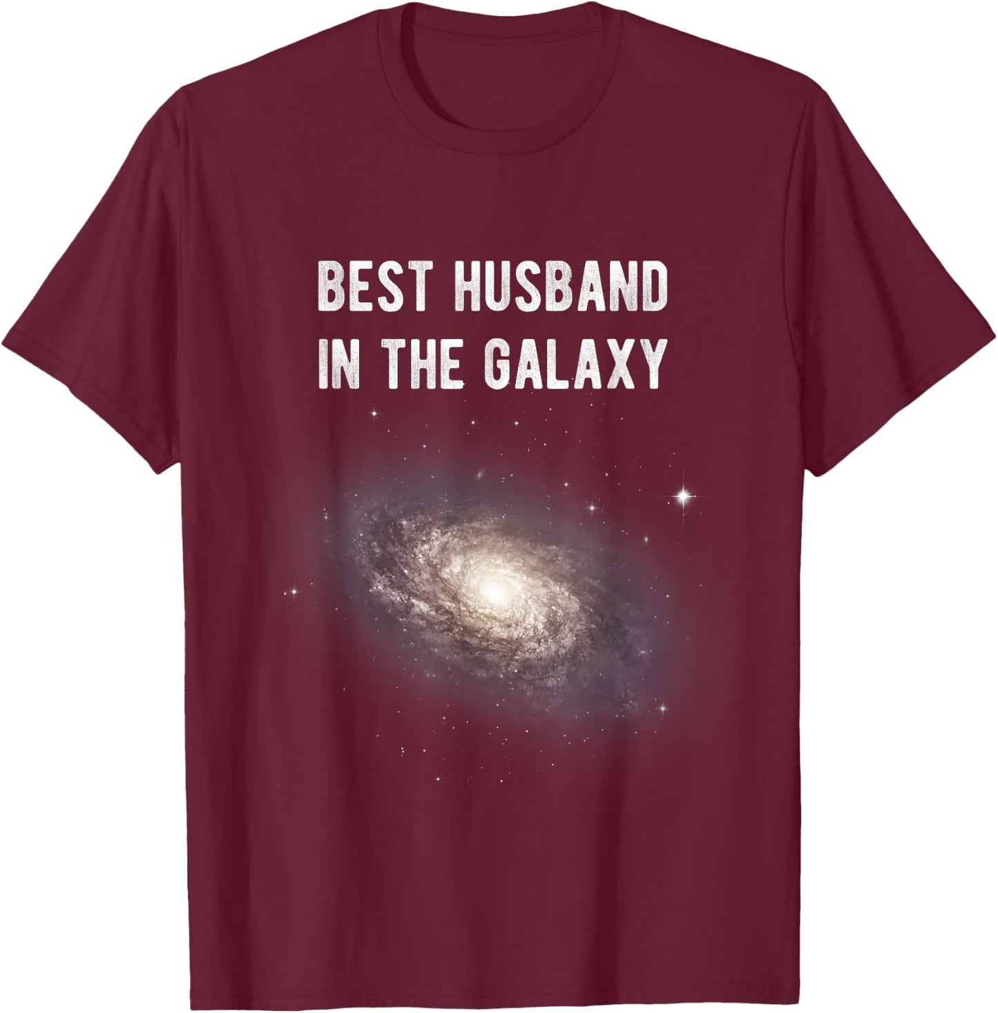 Best Husband In The Galaxy T-Shirt - T-Shirt | Maroon