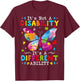 It's Not A Disability It's A Different Ability T-Shirt - T-Shirt | Maroon