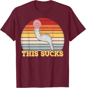 This sucks Design for a Lamprey lover T-Shirt - T-Shirt | Maroon