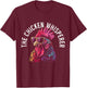 Chicken Whisperer Mom Dad Funny Poultry Farmer Vintage Farm T-Shirt - T-Shirt | Maroon